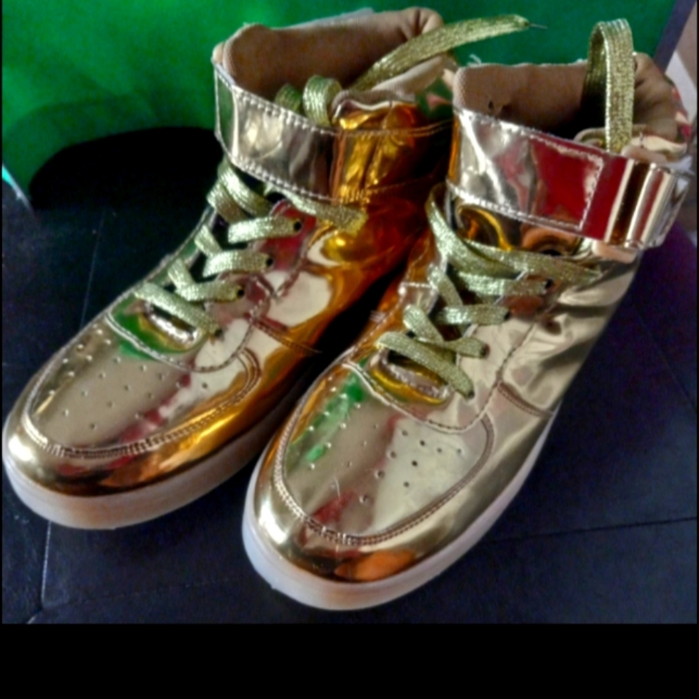 Liquid Gold Sneakers